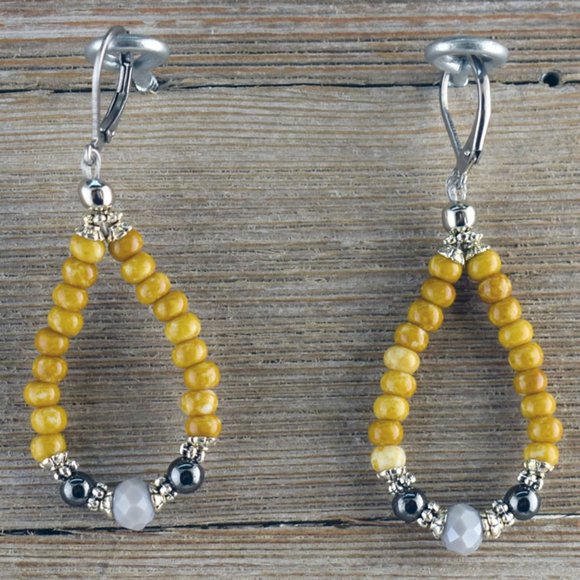 Crazy Lace Agate Necklace & Earring Set - Picture 2 of 4